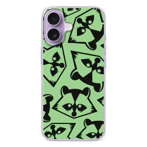 Силиконовый Чехол с Енотами на iPhone 17 – Мордочки Енота