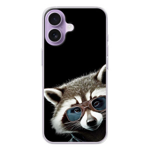 Силиконовый Чехол с Енотами на iPhone 17 – Стильный Енот