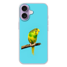 Силіконовий бампер з птичкою на iPhone 17 – Попугайчик