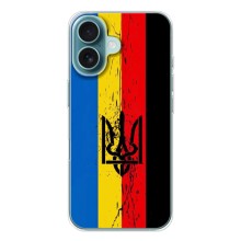 Украинские Чехлы для iPhone 17 с картинкой УПА (AlphaPrint) (Прапор УПА)