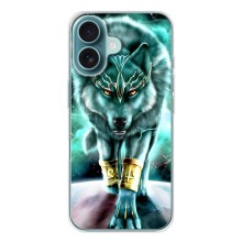 Захисні чохли для Айфон 17 (AlphaPrint) (ХІТ продаж) ВОВК (Яскравий вовк)