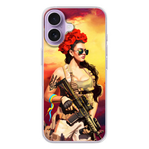 ЗСУ Чохли (TPU) для iPhone 17 – Жінка солдат