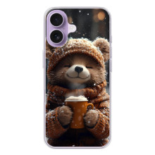 Друкований чохол 'Звірята з кавою' для iPhone 17 – Мішка з кавою
