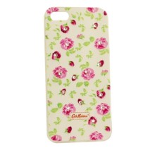 Чехол-бампер c картинкой Cath Kidston для iPhone 5/5s (со стразами) (Розовый)