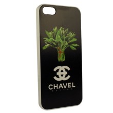 Чехол пластиковая накладка Avatti Chavel для iPhone 5/5s – Черный