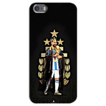 Чохли для iPhone 5 / 5s / SE (Leo чемпіон) (AlphaPrint) (Мессі Король)