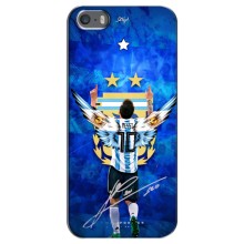 Чохли для iPhone 5 / 5s / SE (Leo чемпіон) (AlphaPrint) (Мессі збірна)