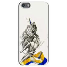 Чехлы Доброго вечора, ми за України для Айфон 5 / 5с / СЕ (AlphaPrint) – Победа