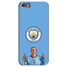 Чехлы с принтом для iPhone 5 / 5s / SE Футболист – Холанд Манчестер Сити