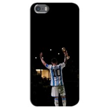 Чехлы Лео Месси Аргентина для iPhone 5 / 5s / SE (Лео Чемпион)