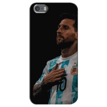 Чехлы Лео Месси Аргентина для iPhone 5 / 5s / SE (Месси Капитан)