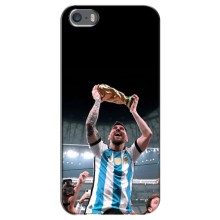Чехлы Лео Месси Аргентина для iPhone 5 / 5s / SE (Счастливый Месси)