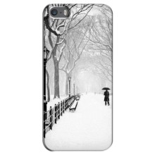 Чехлы на Новый Год iPhone 5 / 5s / SE (Снегом замело)