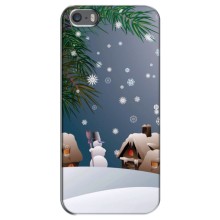 Чехлы на Новый Год iPhone 5 / 5s / SE (Зима)