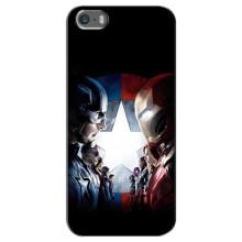 Чохли з героями Марвел iPhone 5 / 5s / SE (VPrint)