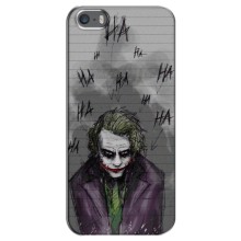 Чехлы с картинкой Джокера на iPhone 5 / 5s / SE – Joker клоун