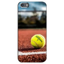 Чехлы с принтом Спортивная тематика для iPhone 5 / 5s / SE (Теннисный корт)