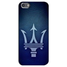 Чехлы с тематикой "Крутые машины" на iPhone 5 / 5s / SE (Лого Maserati)