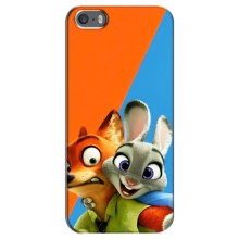 Чехлы ЗВЕРОПОЛИС для iPhone 5 / 5s / SE (Ник и Хопс)