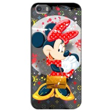 Чехол Disney Mouse iPhone 5 / 5s / SE (PREMIUMPrint) (Minni с бантиком)