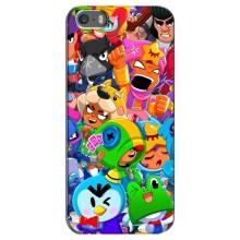 Чехол для iPhone 5 / 5s / SE Бравл Старс (VPrint)