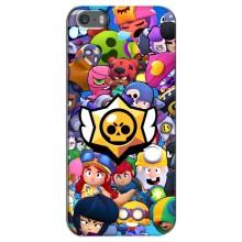 Чехол для iPhone 5 / 5s / SE Бравл Старс (VPrint)