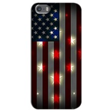 Чехол Флаг USA для iPhone 5 / 5s / SE (Флаг США 2)