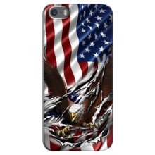Чехол Флаг USA для iPhone 5 / 5s / SE – Флаг USA