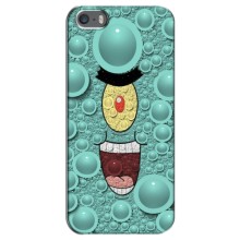 Чехол с картинкой "Одноглазый Планктон" на iPhone 5 / 5s / SE (Планктоша)