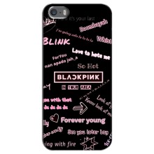 Чехол с музыкальной группой для iPhone 5 / 5s / SE (BLACKPINK)