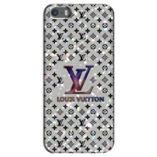 Чехол Стиль Louis Vuitton на iPhone 5 / 5s / SE (Яркий LV)