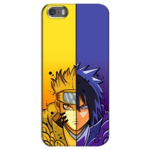 Купить Чехлы на телефон с принтом Anime для Айфон 5 / 5с / СЕ (Naruto Vs Sasuke)
