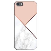 Мраморный чехол на iPhone 5 / 5s / SE (VPrint) – Тройной мрамор
