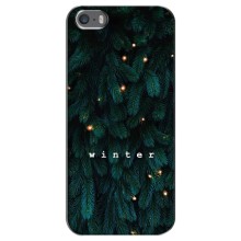 Новогодние, Праздничные Чехлы для iPhone 5 / 5s / SE - 2024 год (Winter)