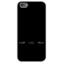 Силиконовый бампер с картинкой машины на iPhone 5 / 5s / SE (Силует Audi)