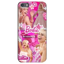 Силиконовый Чехол Барби Фильм на iPhone 5 / 5s / SE (Барби)