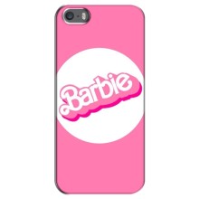 Силиконовый Чехол Барби Фильм на iPhone 5 / 5s / SE (Лого Барби)
