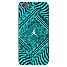 Силиконовый Чехол Nike Air Jordan на Айфон 5 / 5с / СЕ (Jordan)