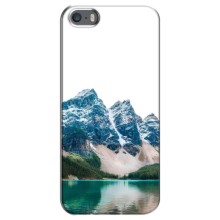 Силіконовий чохол з КАРТИНКАМИ літо для iPhone 5 / 5s / SE (AlphaPrint) (Гори)