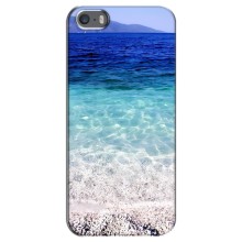 Силіконовий чохол з КАРТИНКАМИ літо для iPhone 5 / 5s / SE (AlphaPrint) (Море)