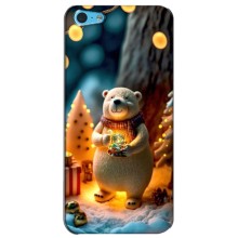 Чохли на Новий Рік iPhone 5c – Новорічний ведмедик