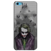 Чехлы с картинкой Джокера на iPhone 5c – Joker клоун