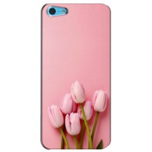 Чехлы с картинкой (Тюльпаны) на Айфон 5с
