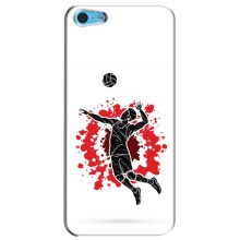Чехлы с принтом Спортивная тематика для iPhone 5c (Волейболист)
