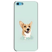 Чехлы с собаками для iPhone 5c (VPrint) (Корги)
