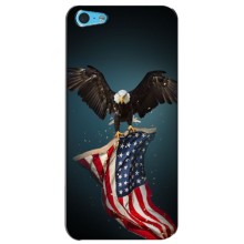 Чехол Флаг USA для iPhone 5c (Орел и флаг)