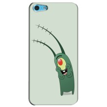 Чехол с картинкой "Одноглазый Планктон" на iPhone 5c (Милый Планктон)