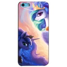 Чехол Unicorn на iPhone 5c (Единорожки на тучках)