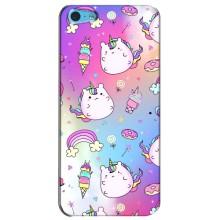 Чехол Unicorn на iPhone 5c (Радуга и Единорог)