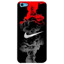 Силиконовый Чехол на iPhone 5c с картинкой Nike (Nike дым)